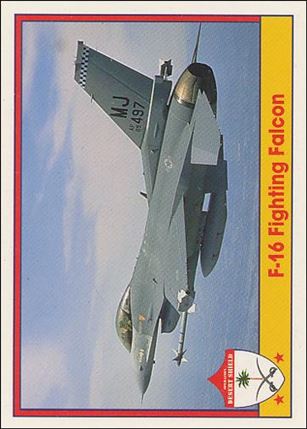 Operation Desert Shield (Base Set) card 97 F-16 Fighting Falcon