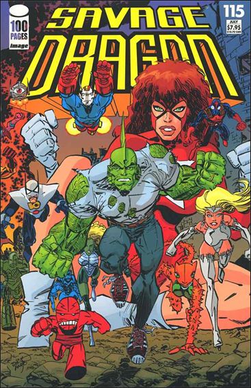 Savage Dragon (1993) issue 115 Wraparound Cover