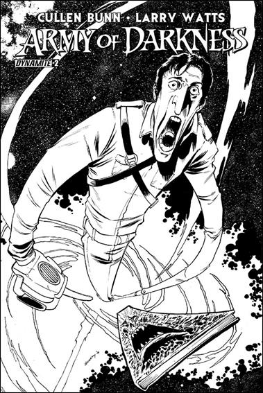 Army of Darkness (2014) issue 2-E Tim Seeley 1:15 Black & White Cover
