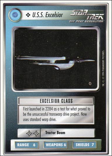 Star Trek: Premiere Unlimited (Base Set) card 335 U.S.S. Excelsior