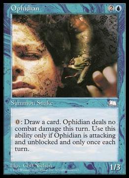 Magic the Gathering: Weatherlight (Base Set) card 45 Ophidian