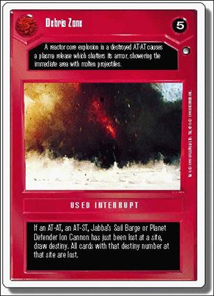 Star Wars: Hoth Revised (Base Set) card 46 Debris Zone
