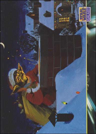 Star Wars Galaxy: Series 2 (Base Set) card 148 Santa Yoda