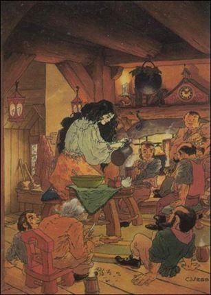 Charles Vess (Base Set) card 29 The Dwarve's Cottage