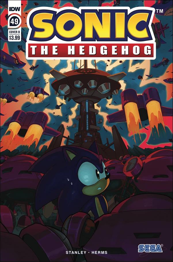 Sonic the Hedgehog (2018) issue 49-B Gigi Dutriex Cover