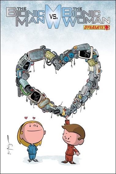 Bionic Man vs the Bionic Woman issue 4-C Chris Eliopoulos 1:xx Cute Cover