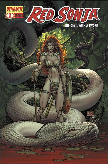 Red Sonja (2005) issue 1-B Michael Turner Cover