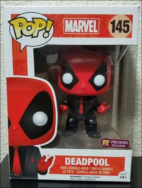 POP! Marvel figure 145 Deadpool (PX Previews Exclusive)