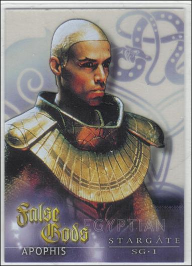 Stargate SG-1: Season 5 (False Gods Subset) card F1 Apophis
