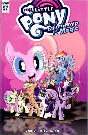 My Little Pony: Friendship is Magic issue 57-C Thom Zahler 1:10 Cover