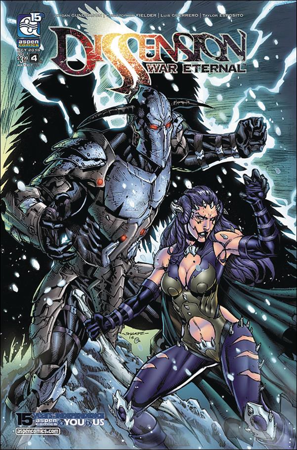 Dissension: War Eternal issue 4-B Kevin Sharpe Cover