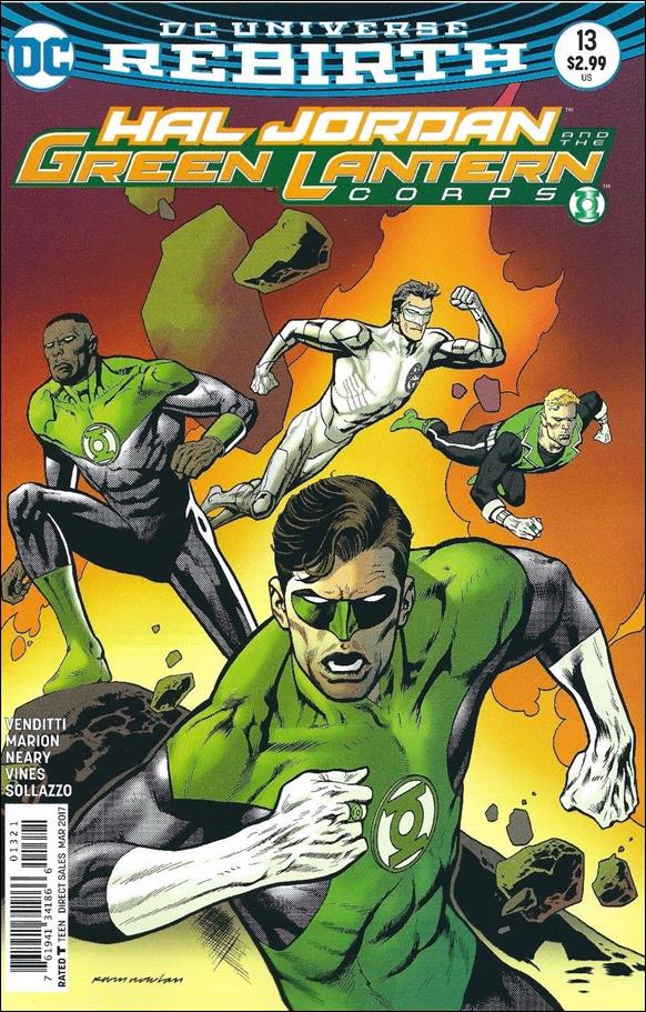 Hal Jordan and the Green Lantern Corps issue 13-B Kevin Nowlan Cover