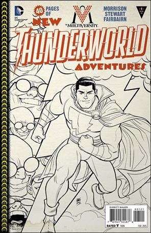 Multiversity: Thunderworld Adventures issue 1-B Cameron Stewart 1:10 Black & White Cover