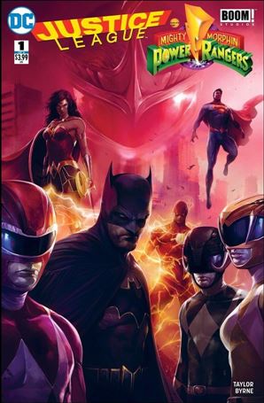 Justice League/Power Rangers issue 1-J Francesco Mattina  Frankie's Comics Cover