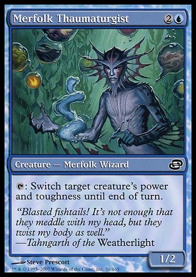 Magic the Gathering: Planar Chaos (Base Set) card 56 Merfolk Thaumaturgist