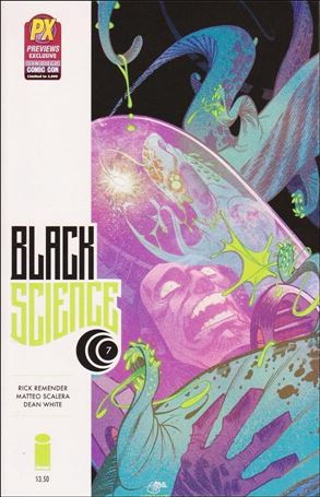 Black Science issue 7-B San Diego Comic-Con / Previews Cover 1/3000