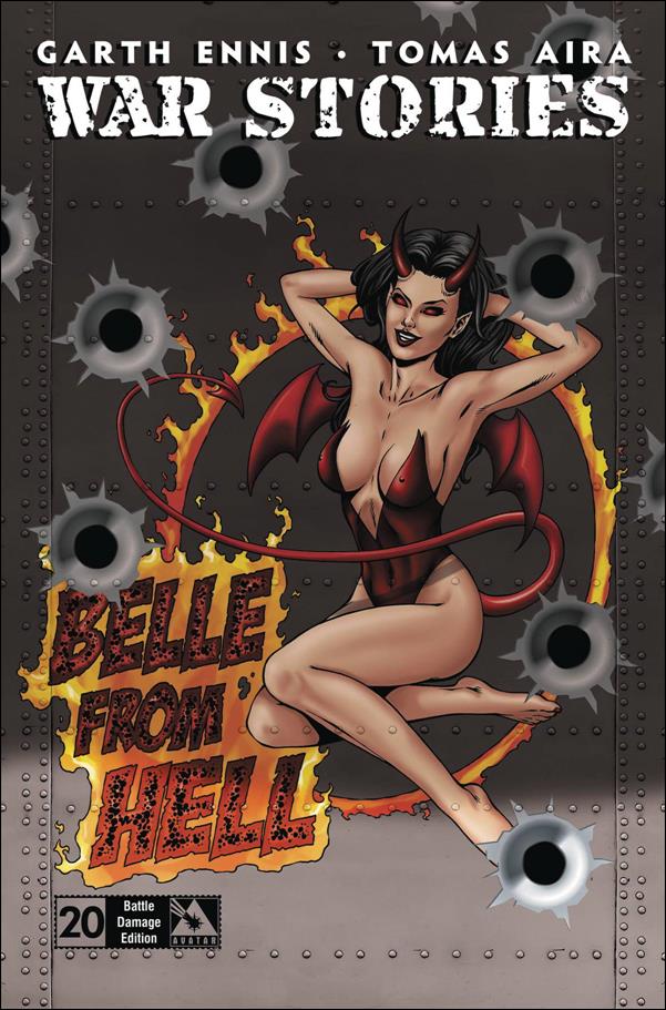 War Stories (2014) issue 20-D 1:3 Battle Damaged Nose Art Cover