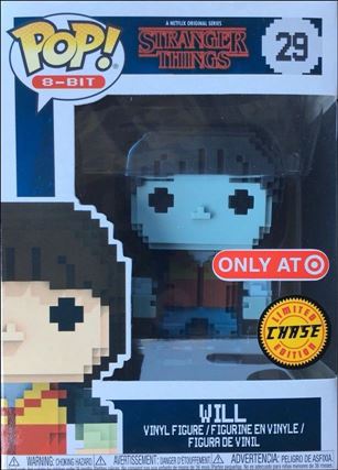 POP! 8-Bit figure 29-B Will (Blue) Chase Target Exclusive