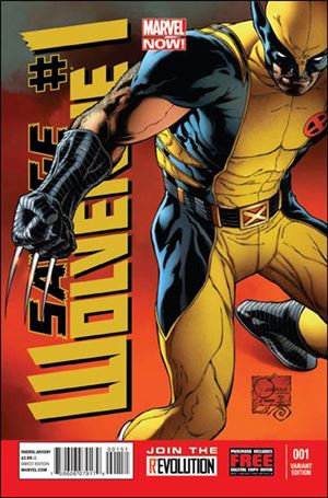 Savage Wolverine issue 1-C Joe Quesada 1:100 Cover
