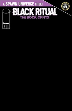Black Ritual: The Book of Nyx issue 1-D Black Blank Sketch Cover