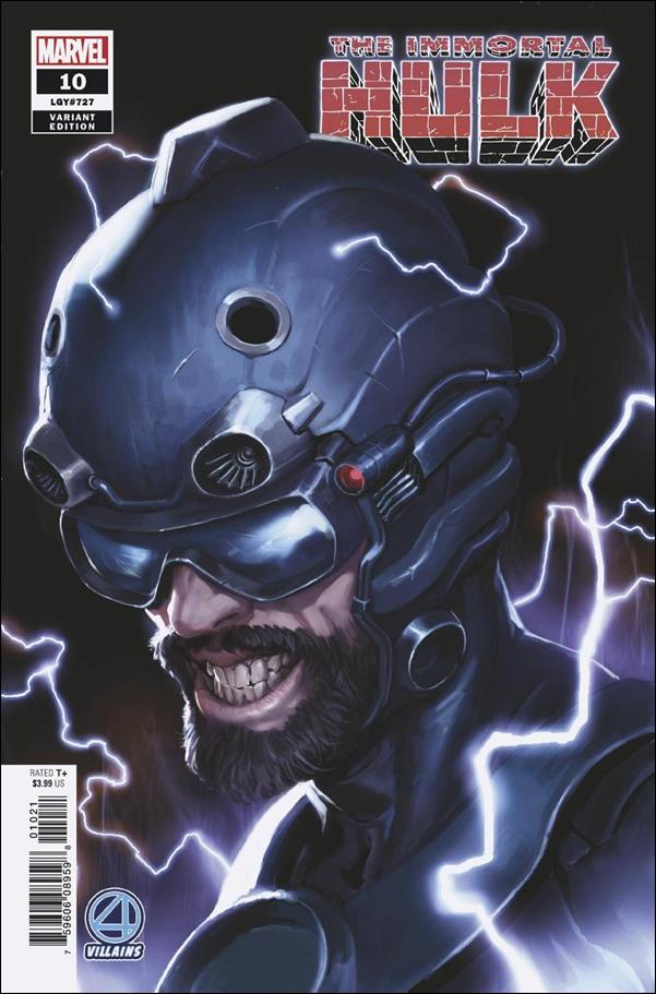 Immortal Hulk issue 10-B Marko Djurdjevic Fantastic Four Villains Cover