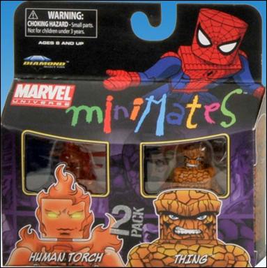 Marvel Minimates (Exclusives) figure 60 Human Torch and Thing