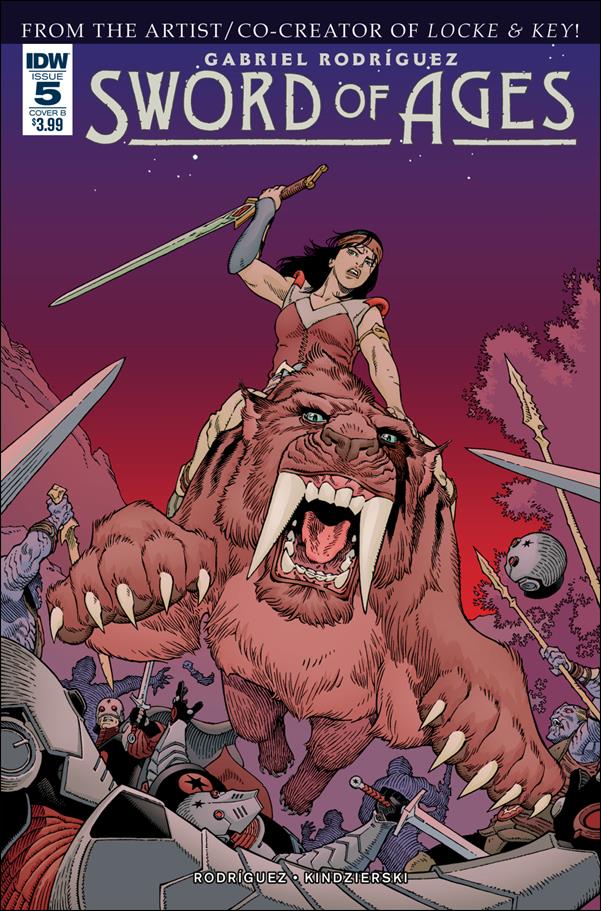 Sword of Ages issue 5-B Red Cover