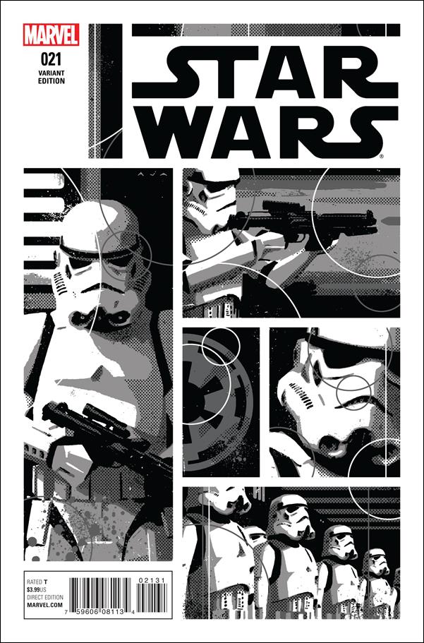 Star Wars (2015) issue 21-C David Aja 1:100 Black and White Cover