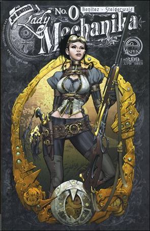 Lady Mechanika issue 0-K Portrait Gray Background Cover (4th Printing)