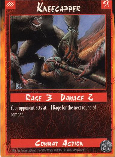 Rage Limited (Base Set) card 149 Kneecapper