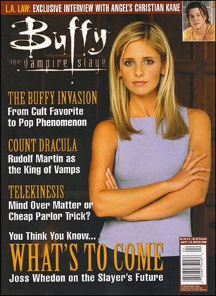 Buffy the Vampire Slayer Official Magazine issue 10 Sarah Michelle Gellar Cover