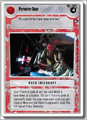 Star Wars: Hoth Revised (Base Set) card 131 Perimeter Scan