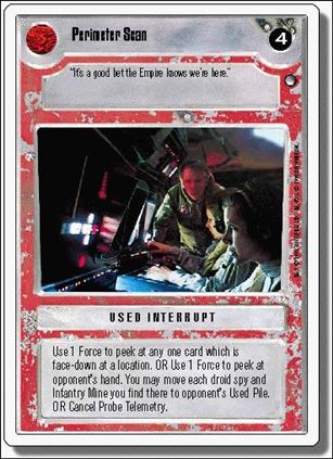 Star Wars: Hoth Revised (Base Set) card 131 Perimeter Scan