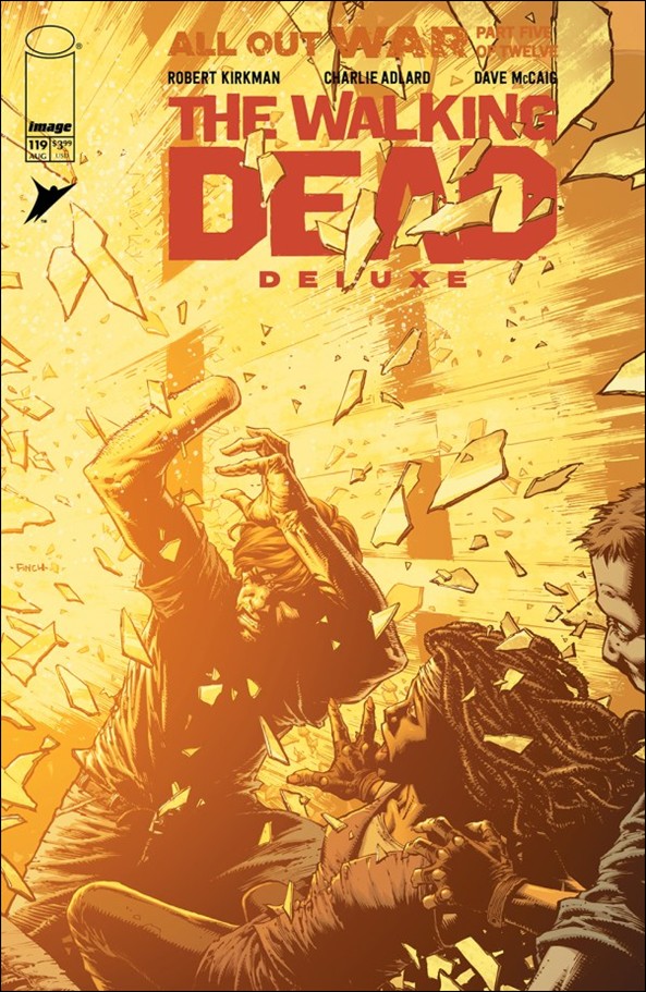 Walking Dead Deluxe issue 119 David Finch Cardstock Cover
