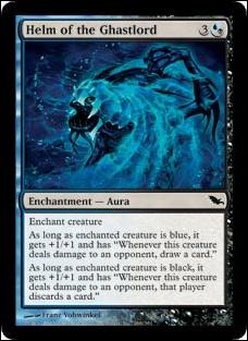 Magic the Gathering: Shadowmoor (Base Set) card 166 Helm of the Ghastlord