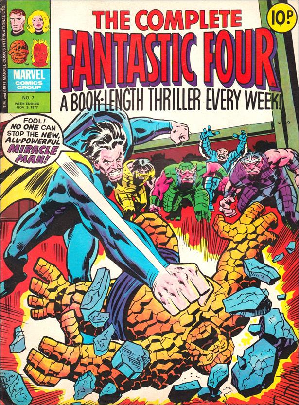 Complete Fantastic Four 7 A, Nov 1977 Comic Book by Marvel UK