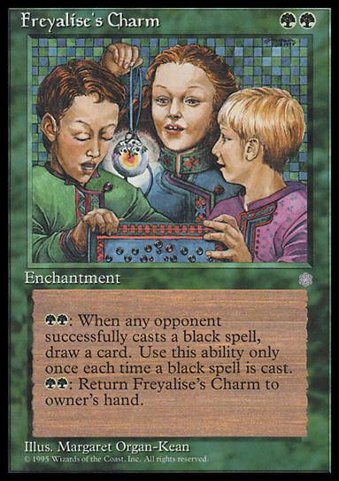 Magic the Gathering: Ice Age (Base Set) card 240 Freyalise's Charm