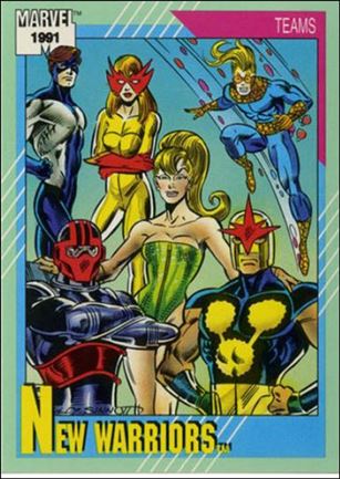 Marvel Universe: Series 2 (Base Set) card 156 New Warriors
