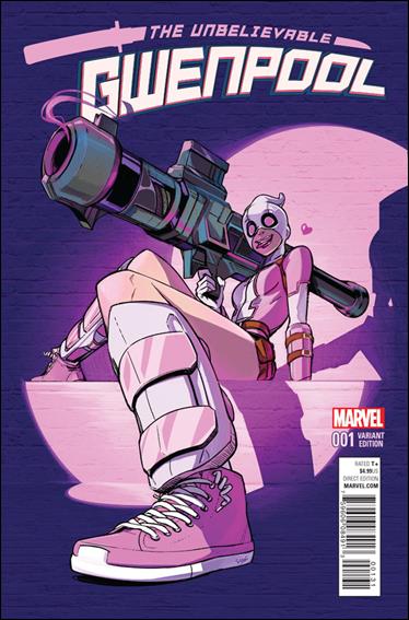 Unbelievable Gwenpool issue 1-D Stacey Lee 1:50 Cover