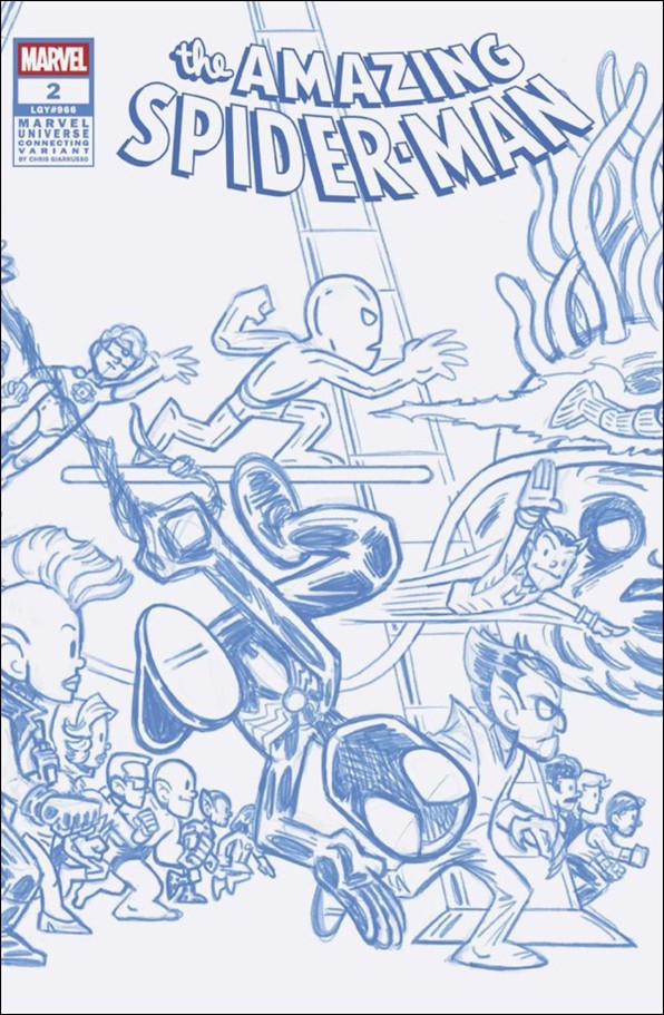 Amazing Spider-Man (2025) issue 2-F Chris Giarrusso Line 1:50 MU Wraparound Cover