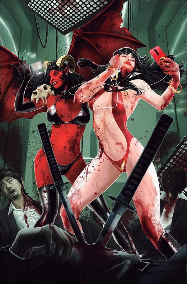 Vampirella vs Purgatori issue 1-M Daniel Maine 1:11 Virgin Cover