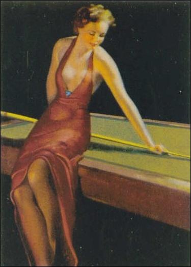 Elvgren's Calendar Pinups 2 (Base Set) card 20 Two Cushion