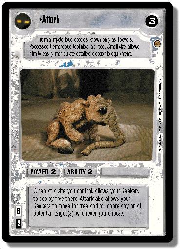 Star Wars: Jabba's Palace Limited (Base Set) card 92 Attark