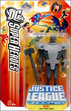 DC Super Heroes Justice League Unlimited (Animated) 5" Action Figures figure 8 Steel