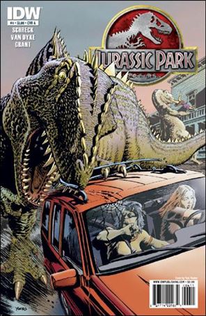 Jurassic Park (2010) issue 4 Tom Yeates Cover