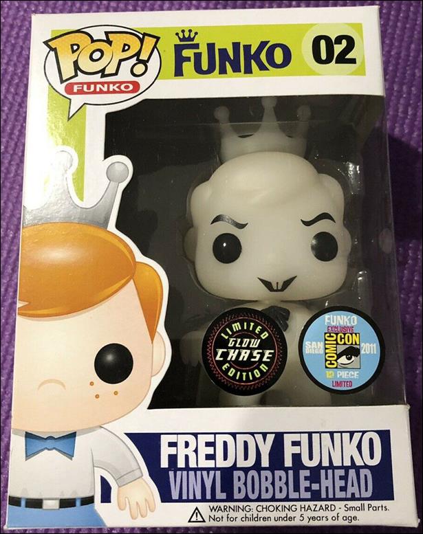 Pop! Funko - Freddy Funko figure '2'-C Freddy Funko (Count Chocula) GITD SDCC 1/12