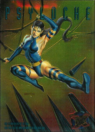 1995 Fleer Ultra X-Men (Sinister Observations Subset) card 7 Psylocke