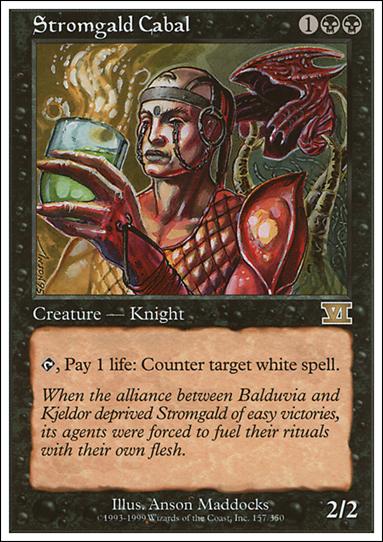 Magic the Gathering: 6th Edition (Base Set) card 157 Stromgald Cabal