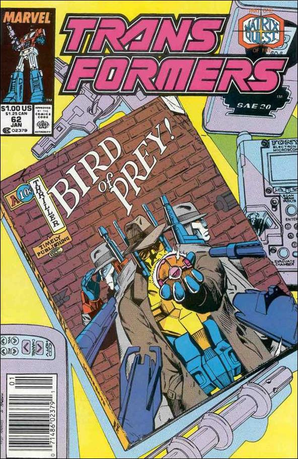 Transformers (1984) issue 62-B Newsstand Cover