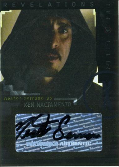X-Files: I Want to Believe (Autograph Subset) card A-9 Nester Serrano as Ken Naciamento